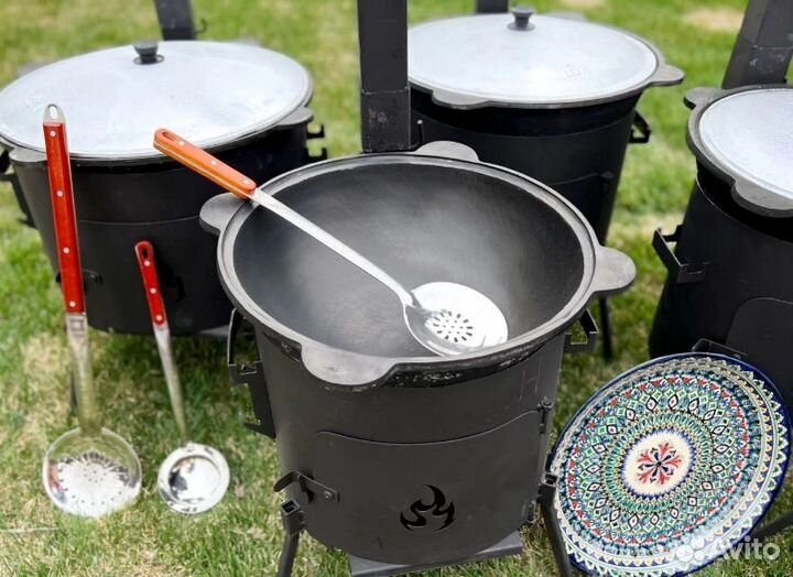 Казан + печь комплект