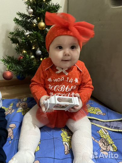 Платье боди для девочки 74 80