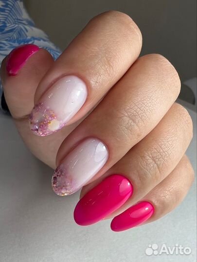 Маникюр, покрытие гель лак, наращивание ногтей