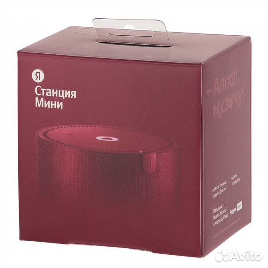 Яндекс Станция Мини 2 Red, новая. без часов