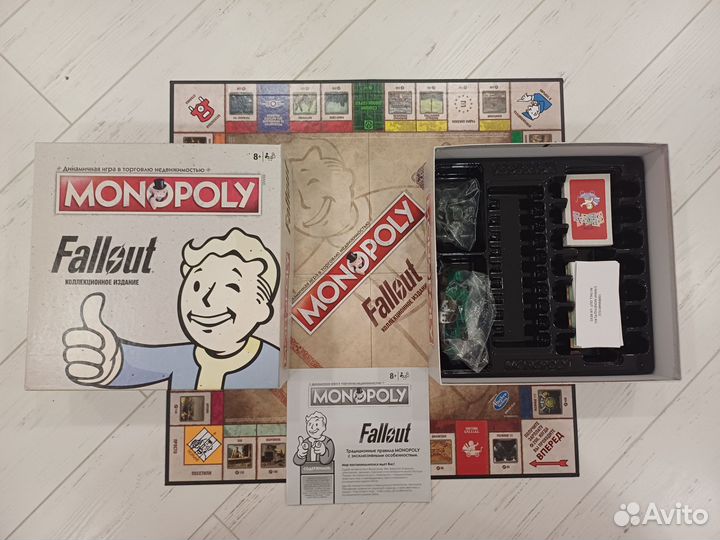 Монополия Fallout настольная игра