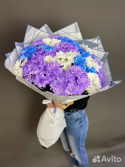 Хризантема. Цветы. Букеты. Доставка