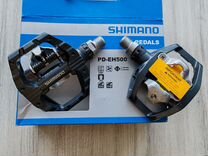 Педали гибридные Shimano PD-EH500 SPD / Flat