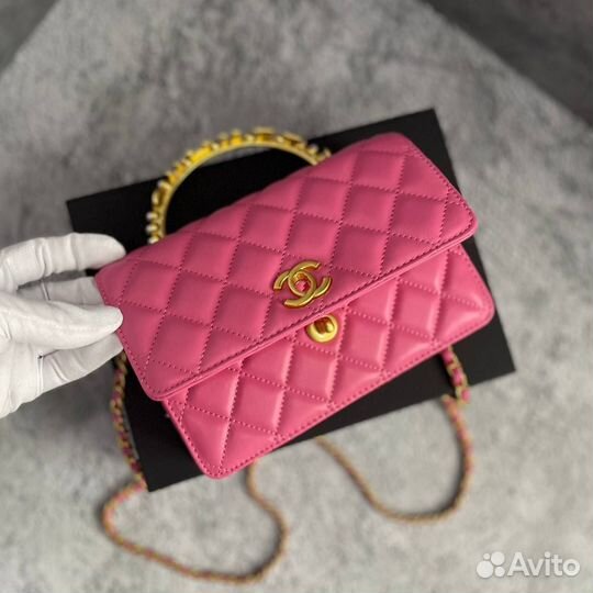 Сумка chanel, натуральная кожа, 3 цвета