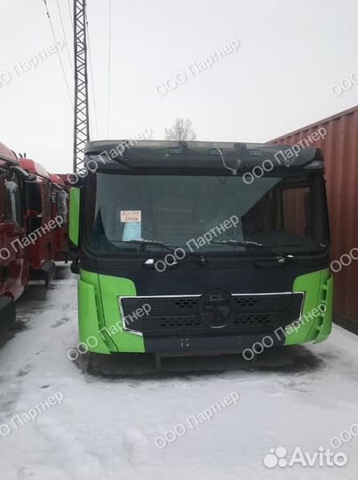 Кабина Shacman Х3000 Самосвал Зеленая под Cummins
