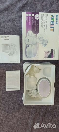 Молокоотсос avent электрический
