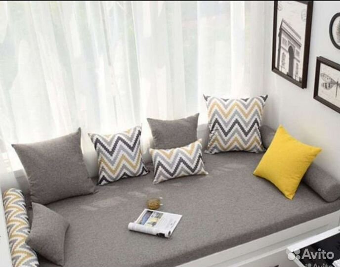 Подушки на садовые качели