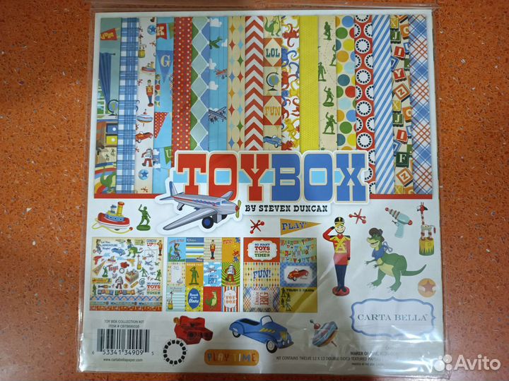 Набор для скрапбукинга carta bella toybox
