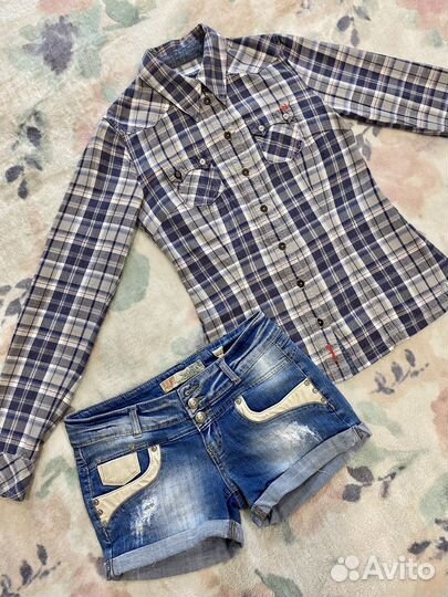 Одежда пакетом джинсы костюм футболка комбинезон