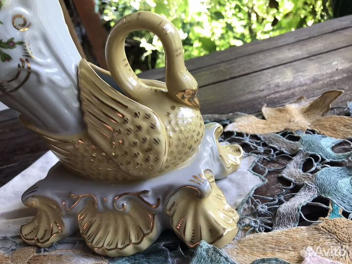 Антикварная ваза фарфор Дрезден Германия