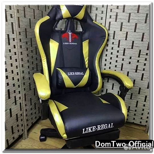 Компьютерное кресло игровое геймерское новое