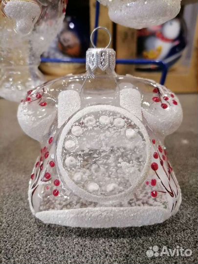 Елочные игрушки Ариель льдинки калинки