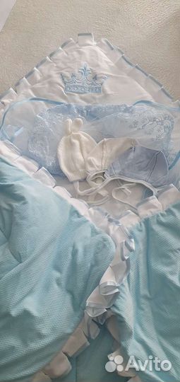 Конверт на выписку для мальчика весна осень