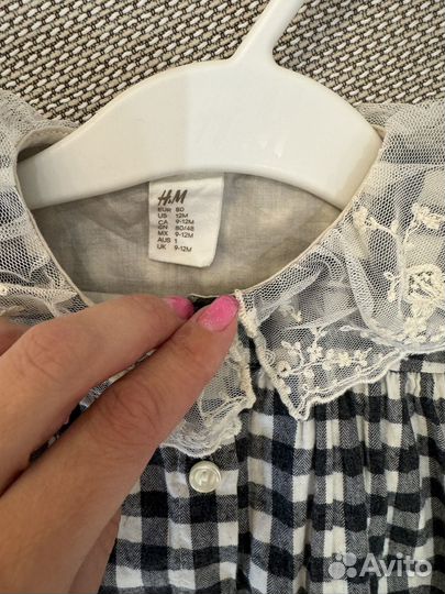 Платье H&M на девочку 80 размер