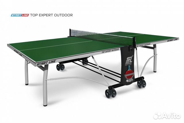 Теннисный стол Top Expert Outdoor green - всепогод