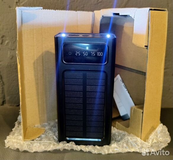 Power Bank 20000 mAh с солнечной батареей