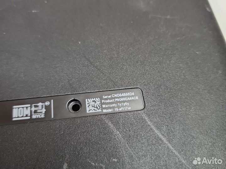 Поддон ноутбука hp 15-af