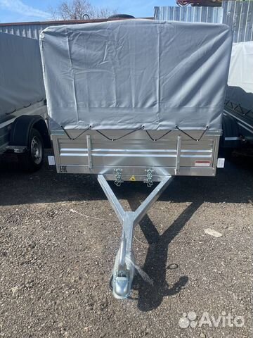 Прицеп «Спутник» 2540х1300х300 с высоким тентом