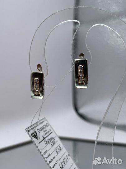 Золотые серьги 5.43 гр