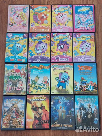 Детские фильмы, мультфильмы на DVD