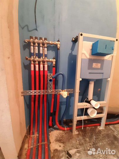 Теплый пол отопление водоснабжение сантехник