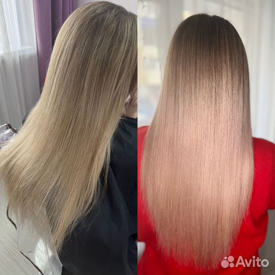 Выпрямление волос