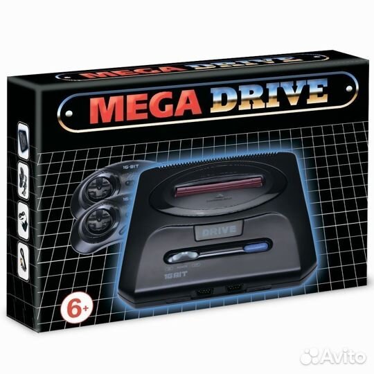 16 бит Мега драйв 2 Sega Mega Drive 2 с гарантией