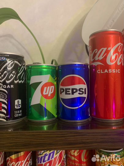 Коллекция банок пустые/полные