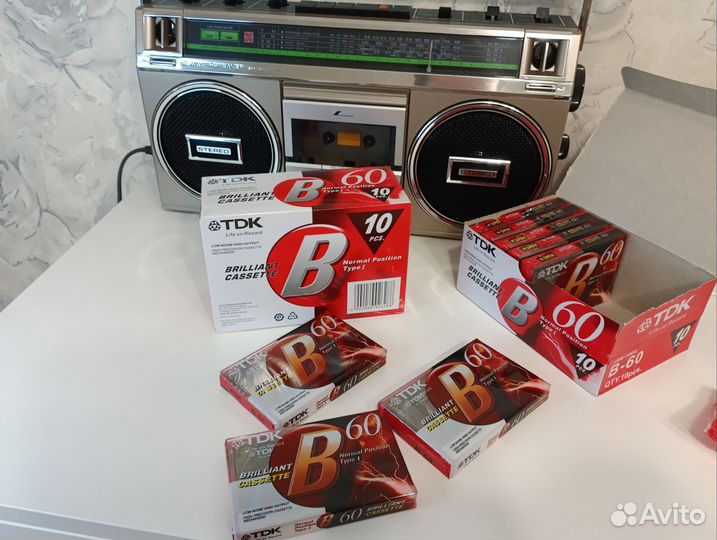 Аудиокассеты новые TDK B 60/Normal Positiоn Tyрe