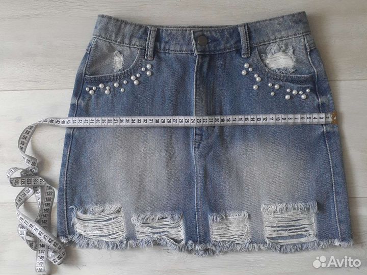 Юбка джинсовая