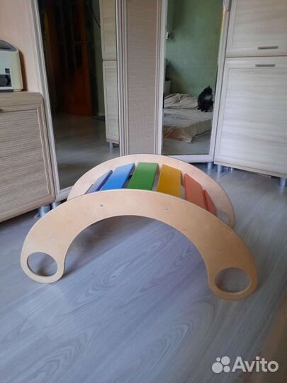 Качалка Качели Мостик Радуга