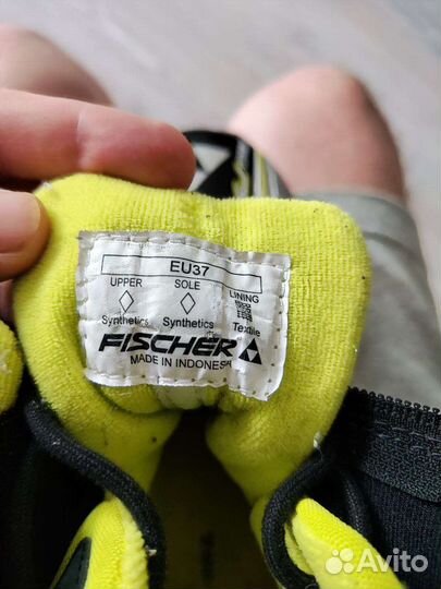 Детские лыжные ботинки fischer 37размер