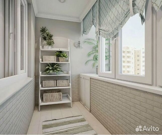 Остекление балконов с установкой