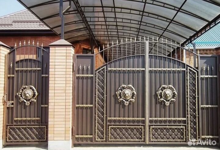 Кованые ворота и калитки