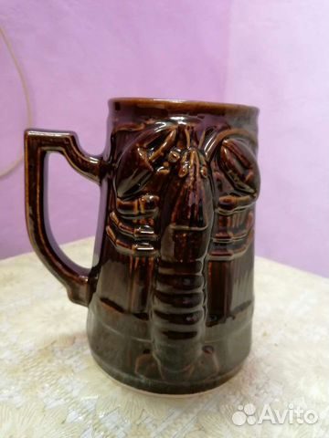 Пивная кружка с эмблемой рака