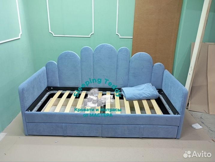 Детская кровать 160х80 с ящиками