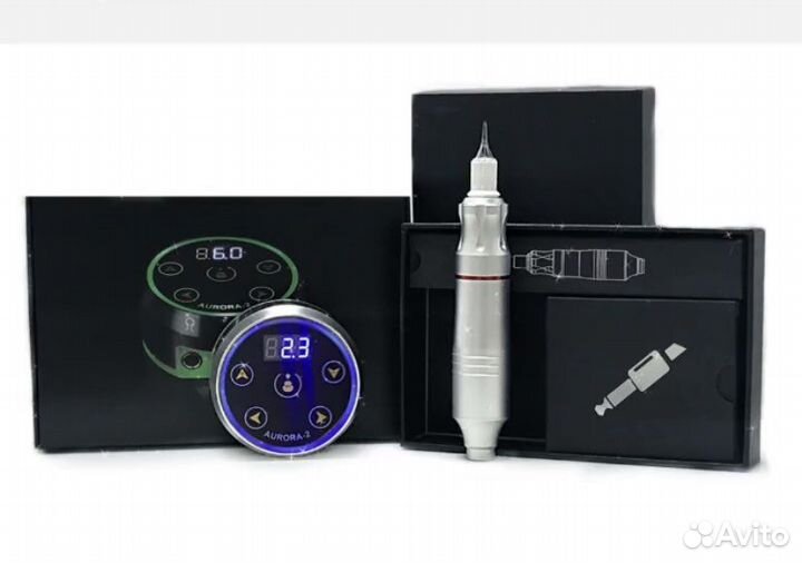 Машинка для перманентного макияжа+блок