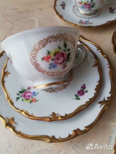 Чайный сервиз СССР новый немецкий