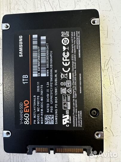 Жесткий диск 1 тб samsung