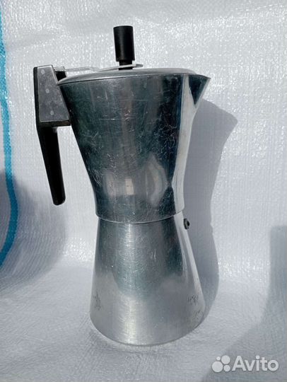 Гейзерная кофеварка 0,6л. СССР 100мл. Италия