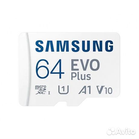 Карта памяти Samsung EVO Plus 64GB (MB-MC64KA/RU)
