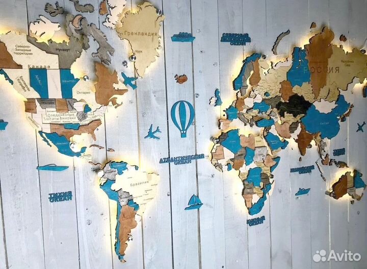 Карта России от производителя