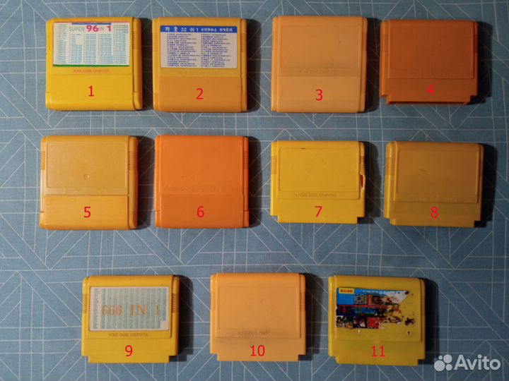 Картриджи для Dendy