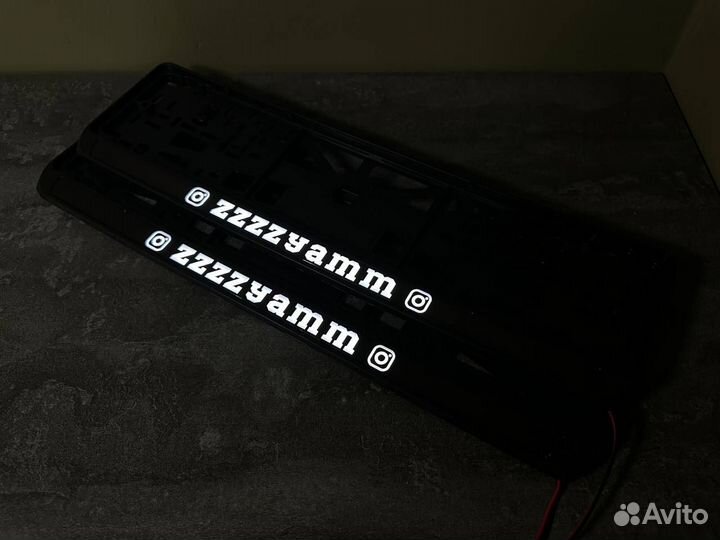 Рамка номера с подсветкой LED