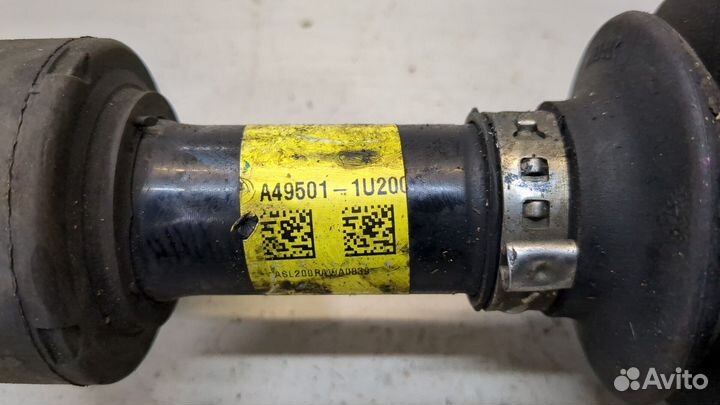 Полуось правая передняя Hyundai Santa Fe, 2011