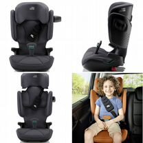 NEW Britax Kidfix I-Size 2-3 Adac Автокресло Серое