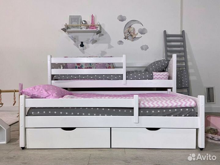 Детская выкатная кровать