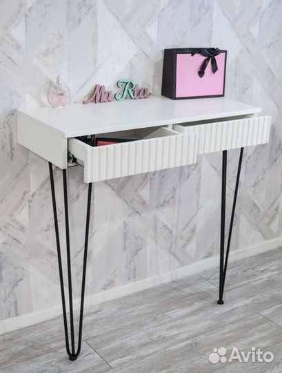 Металлическая опора для стола консоли 2 шт