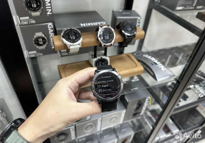 Garmin Fenix 7X Pro Sapphire Solar Titanium РФ