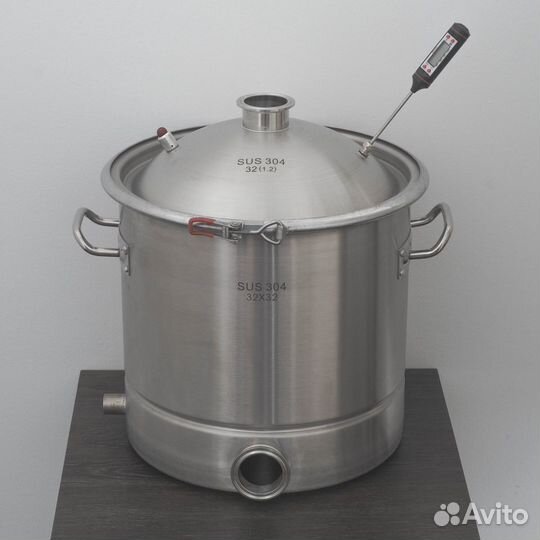 Перегонный куб с купольной крышкой 25л